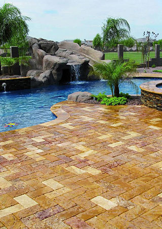 Travertine-Coping